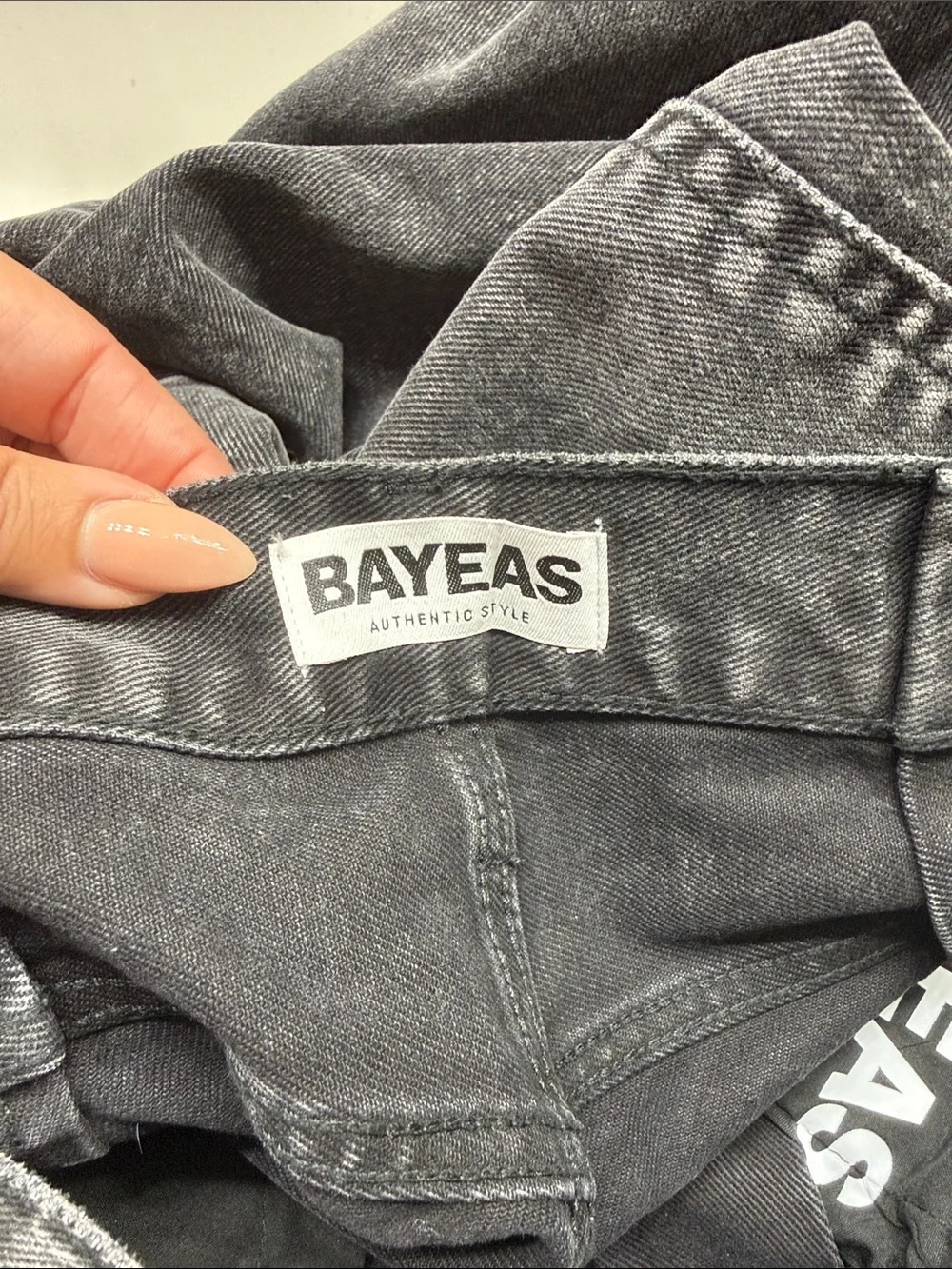 Bayeas Darted Super High Waist Barrel Jeans